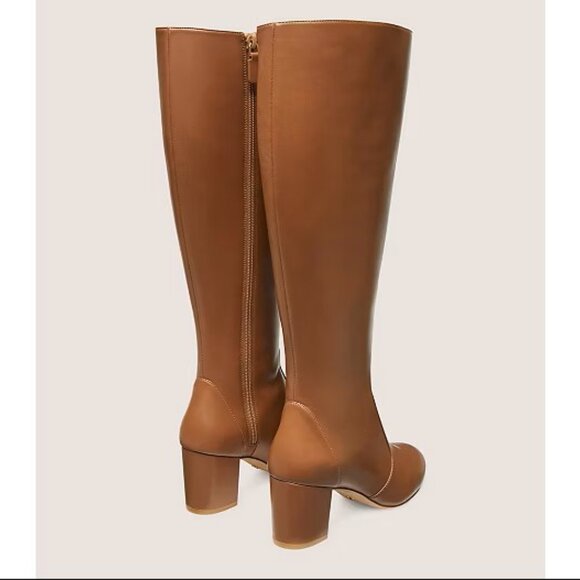 Stuart Weitzman Yuliana 60 Knee-High Zip Boot in Cappuccino - Size 6.5 - Picture 4 of 10
